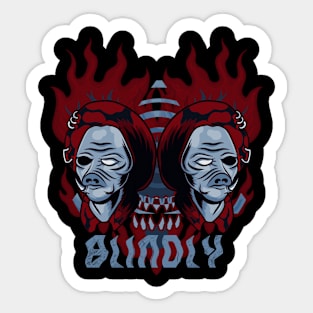 BLINDLY Sticker